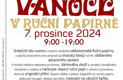 Vánoce v ruční papírně